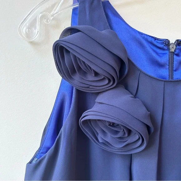 Jessica Howard bubble hem chiffon mini dress - Picture 2 of 8